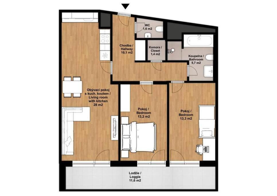 Luxury Apartment In Prague And Free Parking 외부 사진